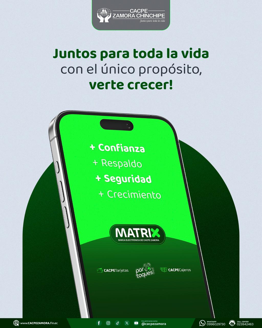 Juntos para toda la vida con el único propósito, verte crecer!
